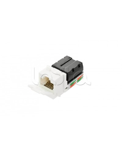 Модуль Keystone Jack RJ-45 категория 5е неэкранированный NIKOMAX NMC-KJUD2-WT в Хасавюрте Модули Keystone Pintop.ru
