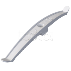 Держатель кабеля двусторонний для прямого монтажа белый (20шт/120шт уп/кор) Промрукав (PR13.0384)