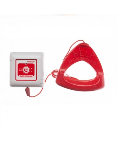 Кнопка со шнуром проводная аналоговая влагозащищенная Getcall GC-0423W1 в Хасавюрте Переговорные устройства Pintop.ru