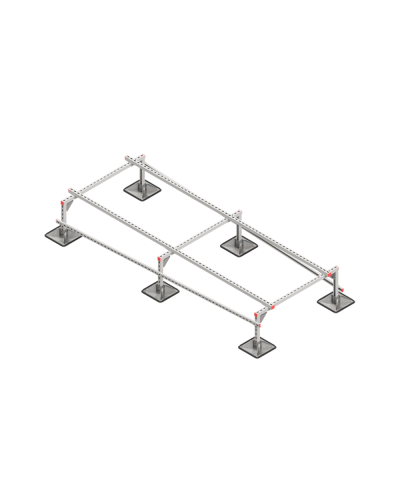 Опорная конструкция для установки оборудования TECHNORAPTOR STEELFOOT 1200х3000 тип 1 HD КМ-профиль (KM-TR-STF-SSEI-1200-3000-1 HD) в Хасавюрте Системы видеонаблюдения Pintop.ru