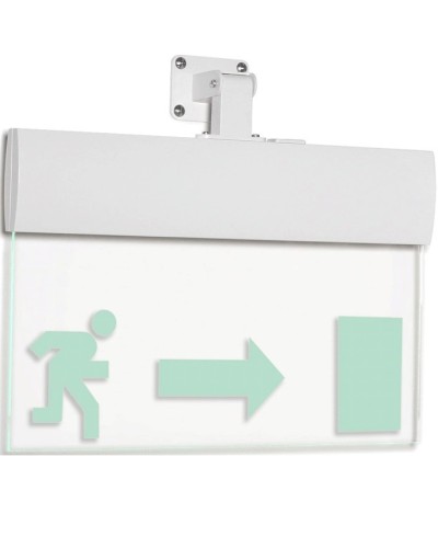 Табло М-12-УЛЬТРА Человек вправо в дверь (универсальное крепление) (ИП Раченков А.В.) в Хасавюрте Оповещатели Pintop.ru