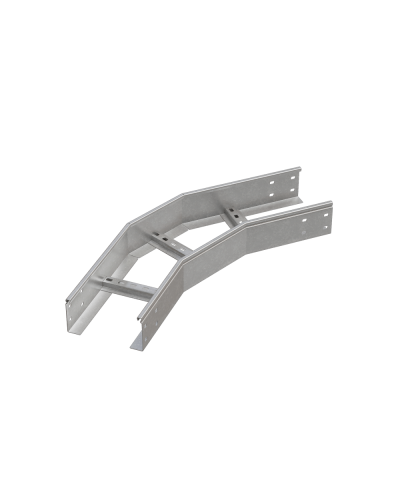 Угол лестничный горизонтальный 45 гр. 100х700х1,2 мм N КМ-профиль (LGL45-100-700-1.2 N) в Хасавюрте Аксессуары для лотков Pintop.ru