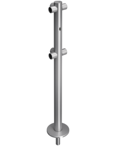 Стойкаограждения съемная Т-образная Oxgard ВЗР 1996Р.21-07 в Хасавюрте Ограждения Pintop.ru