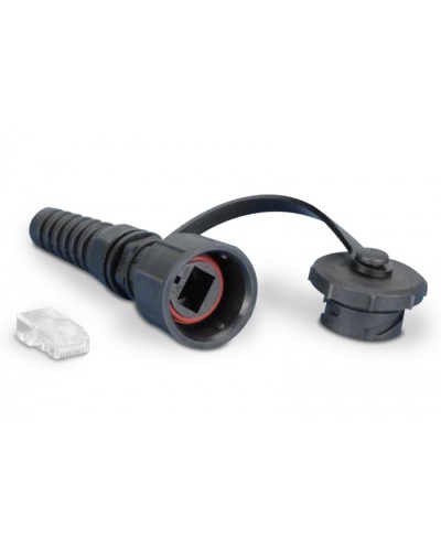 Промышленный разъем RJ-45 8P8C Hyperline PLUG-IE-8P8C-PV-C6 в Хасавюрте Коннекторы и разъемы Pintop.ru