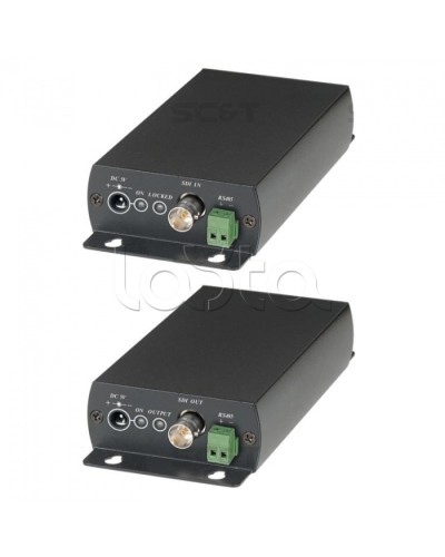 Комплект для передачи HD-SDI и RS485 по одному кабелю витой пары SC&T SDI05A в Хасавюрте Видеоусилители, Модуляторы, Делители Pintop.ru