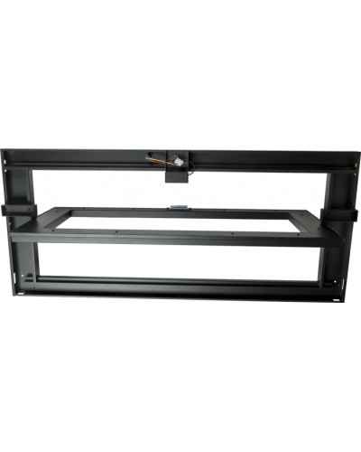 Крыша секции коридора 1200 мм для шкафов LANMASTER DCS шириной 800 мм, откидывающаяся, с ЭМ замком LANMASTER LAN-DC-RFP-12x8-OP в Хасавюрте Аксессуары для стоек и шкафов Pintop.ru