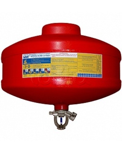 Модуль порошкового пажаротушения ПОЖТЕХНИКА МПП-12/141 МИГ (температура срабатывания +141°С) (красный) в Хасавюрте Модули порошковые Pintop.ru