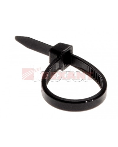 Хомут-стяжка нейлоновый 2.5х60 мм чёрный (100шт/уп) REXANT 07-0061 в Хасавюрте Стяжки-хомуты Pintop.ru