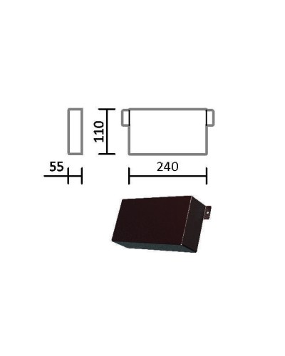 Монтажный кожух Vizit МК-400CB в Хасавюрте Аксессуары для многоабонентных систем Pintop.ru