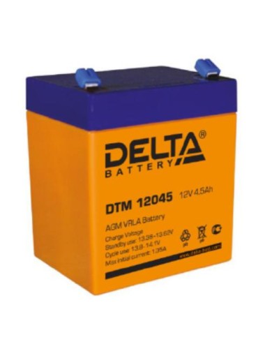 Аккумулятор свинцово-кислотный Delta DTM 12045 в Хасавюрте Электротехническое оборудование Pintop.ru