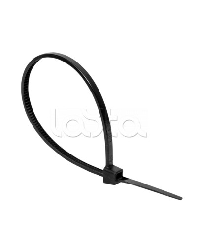 Хомут P6.6 стандартный (ч), 3.6x140 (100шт) FlexLock PROxima EKF (plc-fl-ctsb-3.6x140) в Хасавюрте Стяжки-хомуты Pintop.ru