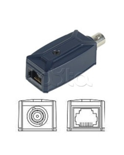 Удлинитель Ethernet, пассивный по коаксиальному кабелю SC&T IP01 в Хасавюрте Видеоусилители, Модуляторы, Делители Pintop.ru