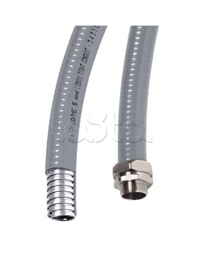 Металлорукав DN 10мм в гладкой EVA изоляции DKC (607E010) в Хасавюрте Металлорукав Pintop.ru