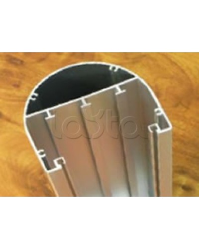 Колонна алюминевая под суппорт (односторонняя) 660мм Экопласт 70166 в Хасавюрте Системы лючков и колонн Pintop.ru