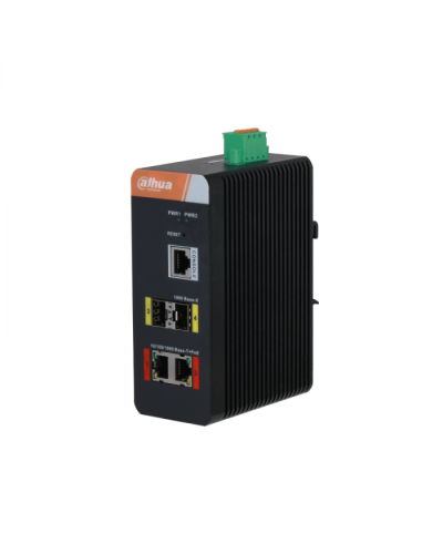 4-портовый гигабитный управляемый коммутатор с PoE Dahua DH-IS4204-2GT-120 в Хасавюрте Коммутаторы Pintop.ru