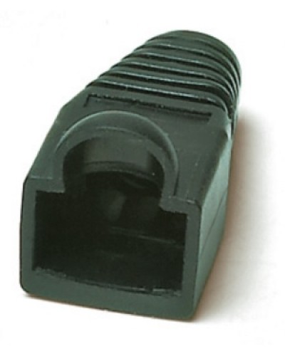 Изолирующий колпачок для разъемов RJ-45, черный (10 шт.) Hyperline BOOT-BK-10 в Хасавюрте Коннекторы и разъемы Pintop.ru