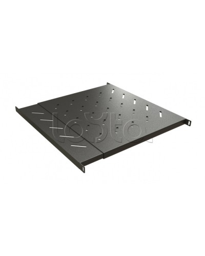 Полка c 19 креплением Hyperline (TSD3L-0.5U-405/700-RAL9005) в Хасавюрте Полки для шкафов и стоек Pintop.ru