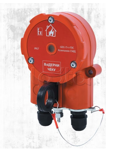 Извещатель пожарный ручной взрывозащищенный Эпотос ИПР 535 ХАЛЗАН Ех ПУСК - АМ в Хасавюрте Пожарные извещатели (Ex) Pintop.ru