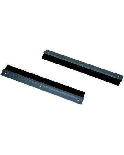 Ввод щеточный 19, 1U для настенных, напольных шкафов (черный) TLK-BRSH-1U-BK в Хасавюрте Аксессуары для стоек и шкафов Pintop.ru