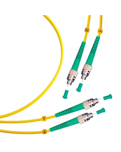 Шнур оптический duplex FC/APC-FC/APC 9/125 sm 25м LSZH Cabeus FOP(d)-9-FC/APC-FC/APC-25m в Хасавюрте Патч-корды оптические Pintop.ru