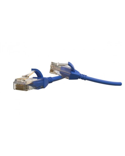 Патч-корд U/UTP Hyperline (PC-LPT-UTP-RJ45-RJ45-C6-3M-LSZH-BL) в Хасавюрте Патчкорды (медные) Pintop.ru