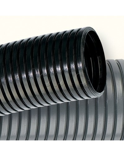 Труба гофрированная двустенная ПНД 50 мм для кабельной канализации с зондом DKC 121950A (100 м) в Хасавюрте Труба гофрированная Pintop.ru