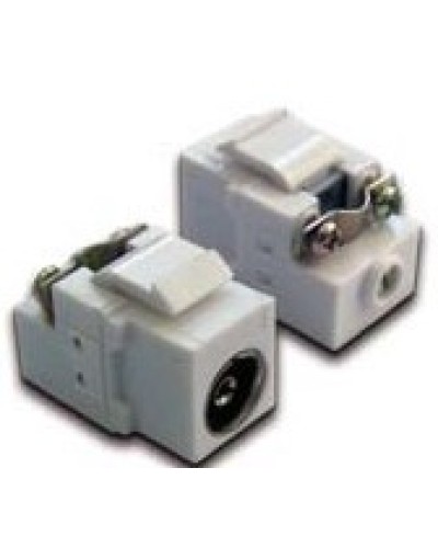 Вставка Keystone TV-розетка, винтовое соединение, белая LANMASTER LAN-OK-TV/S-WH в Хасавюрте Коннекторы Pintop.ru