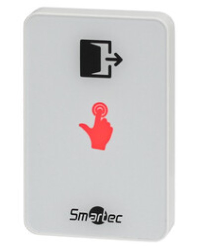 Сенсорная кнопка выхода накладная Smartec ST-EX410L-WT в Хасавюрте Кнопки выхода Pintop.ru