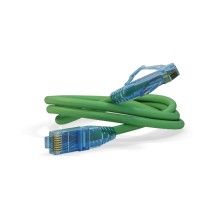 Патч-корд U/UTP Hyperline PC-LPM-UTP-RJ45-RJ45-C6-0.5M-LSZH-GN