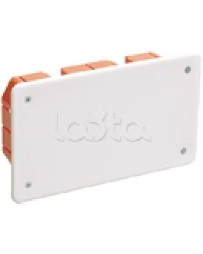 Коробка КМ41006 распаячная для твердых стен (с саморезами, с крышкой) IEK UKT11-172-096-045 в Хасавюрте Распределительные коробки Pintop.ru