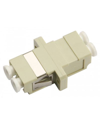 Соединитель проходной LC-LC duplex, MM(для многомодового кабеля) Cabeus DLC-DLC-MM в Хасавюрте Проходные адаптеры и розетки оптические Pintop.ru