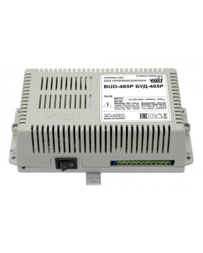 Блок управления домофона Vizit БУД-485Р в Хасавюрте Блоки управления многоабонентные Pintop.ru