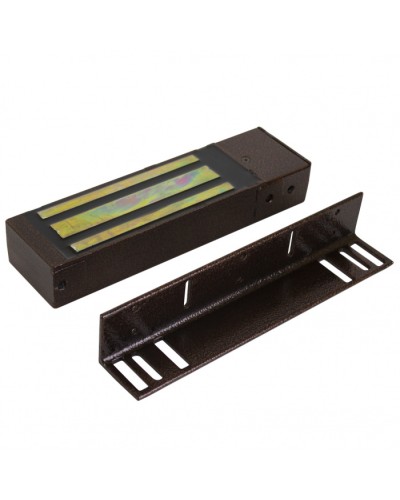 Электромагнитный влагозащищенный замок AccordTec ML-395KB-2 без электроники с датчиком Холла ,цвет Коричневый в Хасавюрте Электромагнитные замки Pintop.ru