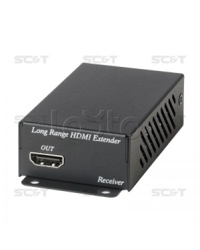 Приёмник HDMI-сигнала по одному кабелю витой пары SC&T HE02ER в Хасавюрте Видеоусилители, Модуляторы, Делители Pintop.ru