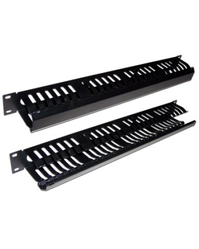 Органайзер кабельный 19 1U c крышкой на 24 порта TWT TWT-ORG/CV24-1U в Хасавюрте Кабельные органайзеры Pintop.ru