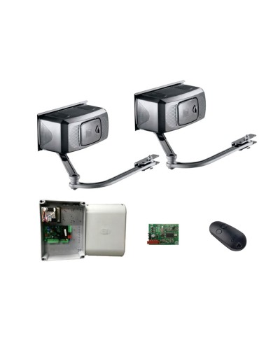 Комплект автоматики для двухстворчатых распашных ворот Came F1000 KIT на основе привода F1000 (блок управления ZF1N, радиоуправление) в Хасавюрте Автоматизация ворот Pintop.ru