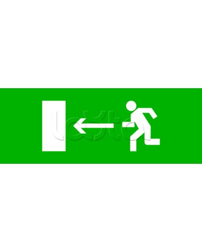 Пиктограмма Направление налево 320х120мм (для EXIT, SAFEWAY-40) EKF (pkal-01-03) в Хасавюрте Оповещатели Pintop.ru