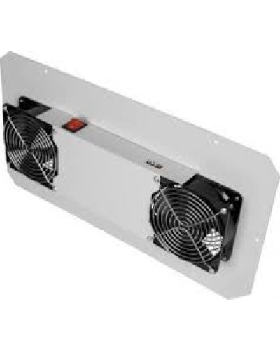 Блок вентиляторный TLK (TLK-FAN2-TERM-GY) для настенных шкафов серии TWC и TWA в Хасавюрте Вентиляторные модули Pintop.ru