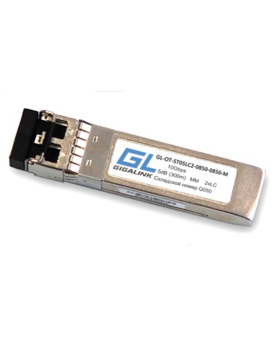 SFP+ модуль Gigalink GL-OT-ST05LC2-0850-0850-M в Хасавюрте Модули SFP/XFP/GBIC Pintop.ru