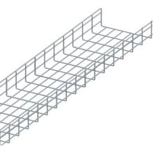 Лоток проволочный 100х400мм, Ф3.8мм, оцинкованный (3 м) LANMASTER LAN-MT100x400-3.8EZ