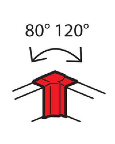 Угол внутренний изменяемый для кабель-канала METRA 160x50 Legrand (638091) в Хасавюрте Аксессуары для кабель-канала Pintop.ru