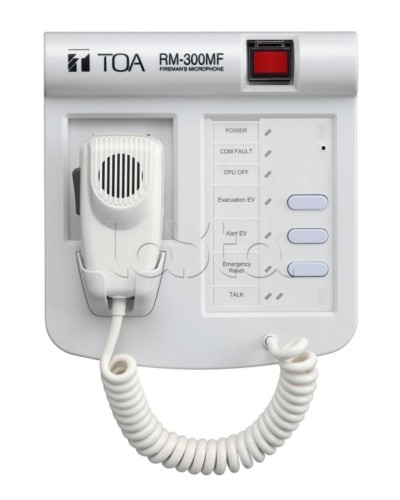 Панель микрофонная пожарная для серии VM-3000 в Хасавюрте Системы оповещения и трансляции TOA Pintop.ru