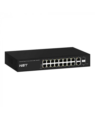 Управляемый (L2+) коммутатор Gigabit Ethernet на 18 RJ45 + 2 GE SFP порта NST NS-SW-18G2G-L в Хасавюрте Коммутаторы Pintop.ru