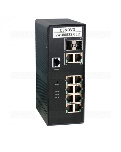 PoE коммутатор уличный промышленный OSNOVO SW-80822/ILR в Хасавюрте Коммутаторы Pintop.ru