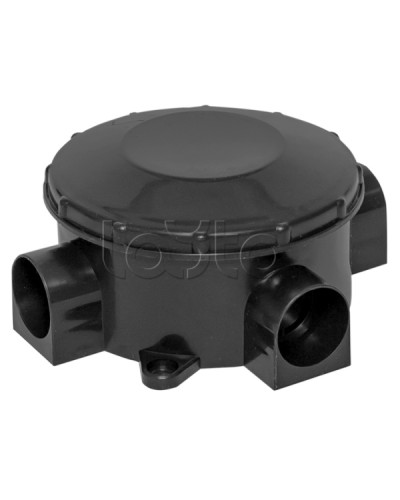 Коробка распределительная КМР-040-040б трехрожковая черная (70х35) EKF PROxima (plc-kmr-040-040b) в Хасавюрте Распределительные коробки Pintop.ru