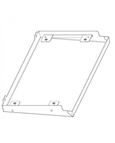 Крыша дождевая для шкафов серии EMW (Ш500 × Г400) Elbox (EMW-RR-500.400) в Хасавюрте Аксессуары для стоек и шкафов Pintop.ru