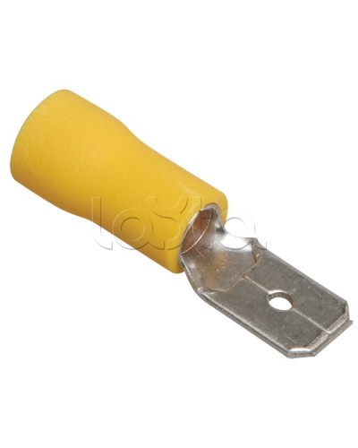 Клемма плоская изолированная 4-6 мм² (КПИ штекер - 6.3мм) (100шт/уп) REXANT 08-0351 в Хасавюрте Клеммные колодки Pintop.ru