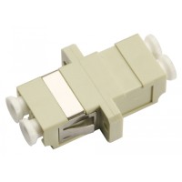 Соединитель проходной LC-LC duplex, MM(для многомодового кабеля) Cabeus DLC-DLC-MM