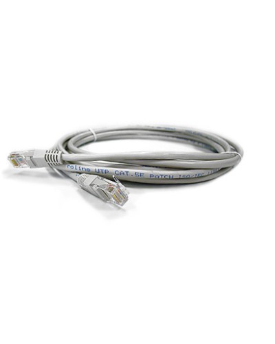 Патч-корд RJ45 - RJ45, 4 пары, UTP, категория 6, 2 м, серый, LSZH LANMASTER LAN-PC45/U6-2.0-GY в Хасавюрте Патч-корды и пигтейлы Pintop.ru