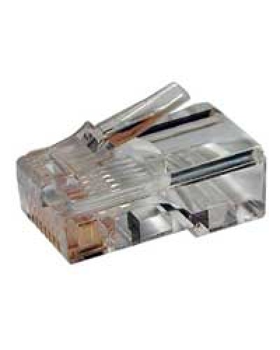 Разъем RJ-45 под витую пару, кат 5 Hyperline PLUG-8P8C-U-C5 в Хасавюрте Коннекторы и разъемы Pintop.ru